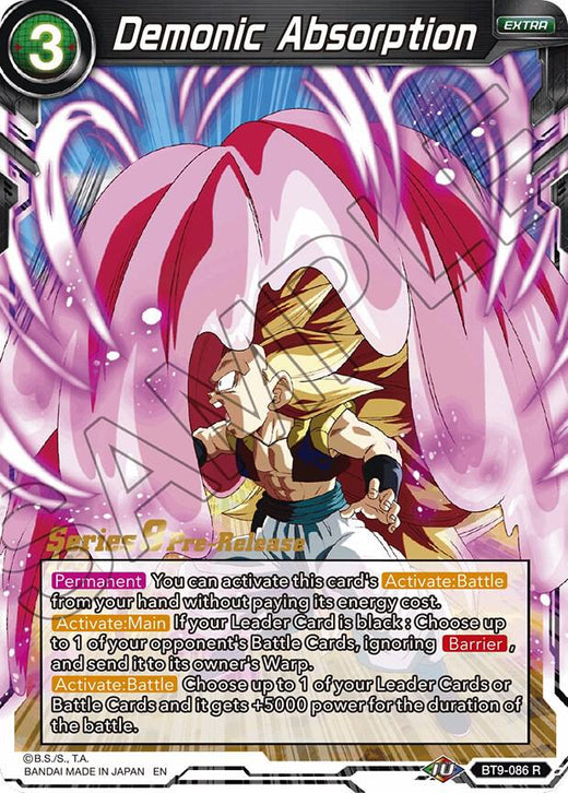Demonic Absorption BT9-086 Rare