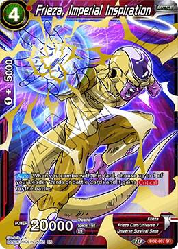 Frieza, Imperial Inspiration DB2-007 Super Rare