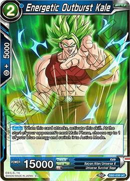 Energetic Outburst Kale DB2-038 Uncommon