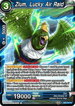 Zium, Lucky Air Raid DB2-047 Rare