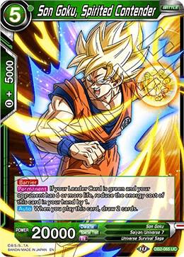 Son Goku, Spirited Contender DB2-065 Uncommon