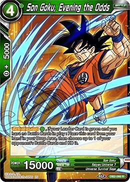 Son Goku, Evening the Odds DB2-066 Rare