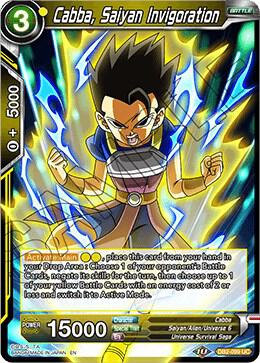Cabba, Saiyan Invigoration DB2-099 Uncommon
