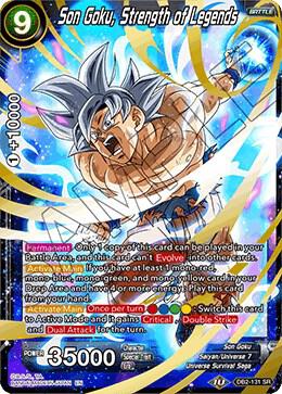 Son Goku, Strength of Legends DB2-131 Super Rare