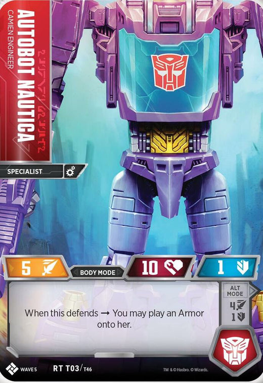 Autobot Nautica - Engin Camien T03 Raro