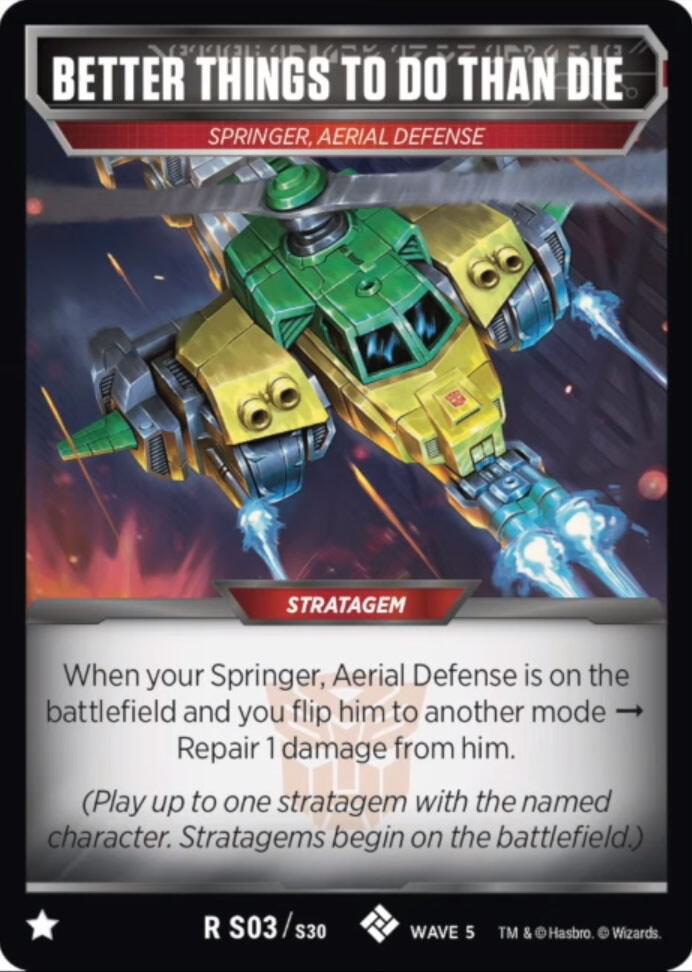 Transformers TCG: Titan Masters Attack Singles 1/2
