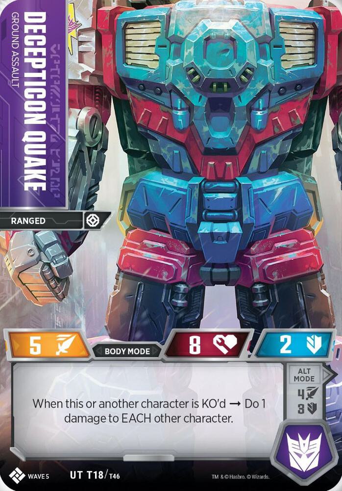 Transformers TCG: Titan Masters Attack Singles 1/2