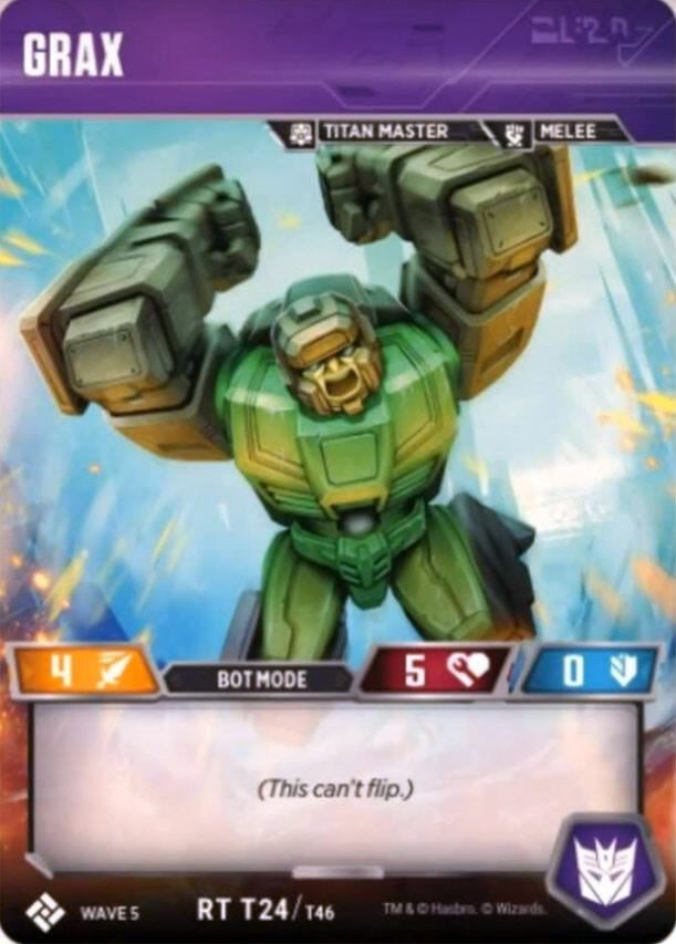 Transformers TCG: Titan Masters Attack Singles 1/2