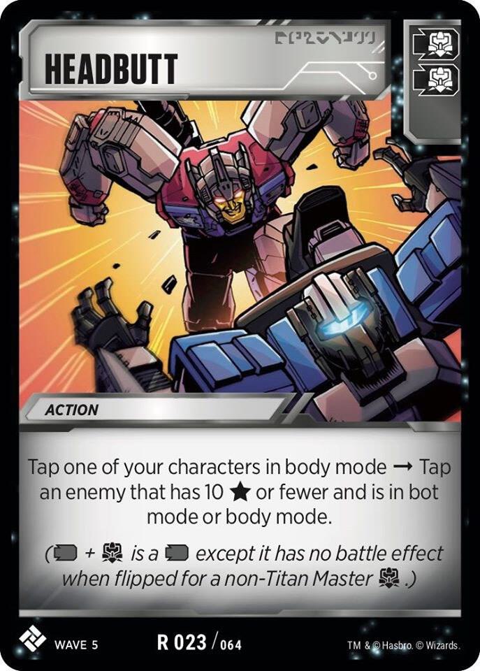Transformers TCG: Titan Masters Attack Singles 1/2