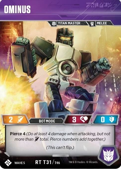 Transformers TCG: Titan Masters Attack Singles 1/2