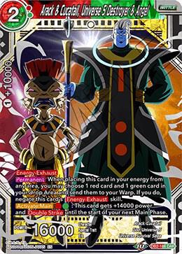 Arack & Cucatail, Universe 5 Destroyer & Angel DB2-166 Destroyer & Angel Rare