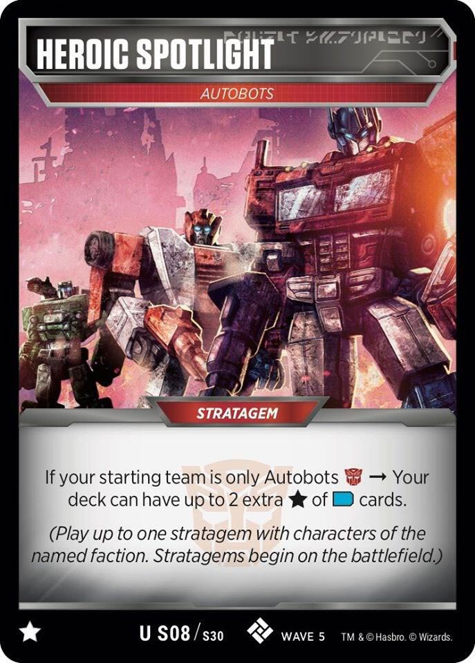 Transformers TCG: Titan Masters Attack Singles 1/2