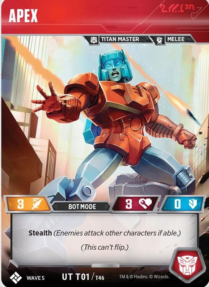Transformers TCG: Titan Masters Attack Singles 1/2