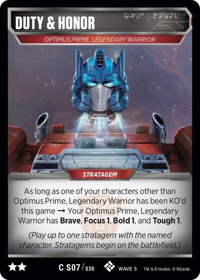 Transformers TCG: Titan Masters Attack Singles 1/2