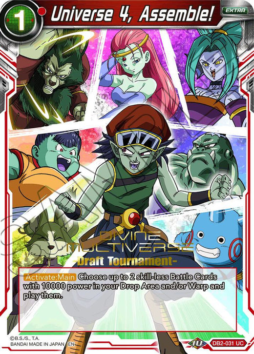 Universe 4, Assemble! (Divine Multiverse Draft Tournament) DB2-031 Uncommon