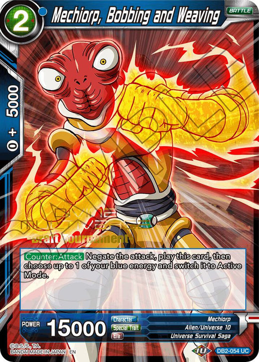 Mechiorp, Bobbing and Weaving (Divine Multiverse Draft Tournament) DB2-054 Uncommon