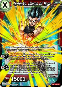 Gotenks, Unison of Rage EX11-02 Expansion Rare