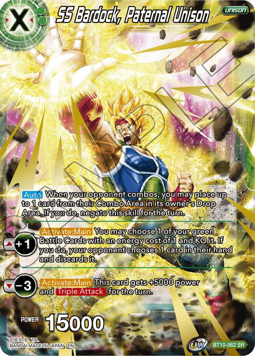 SS Bardock, Paternal Unison BT10-062 Super Rare