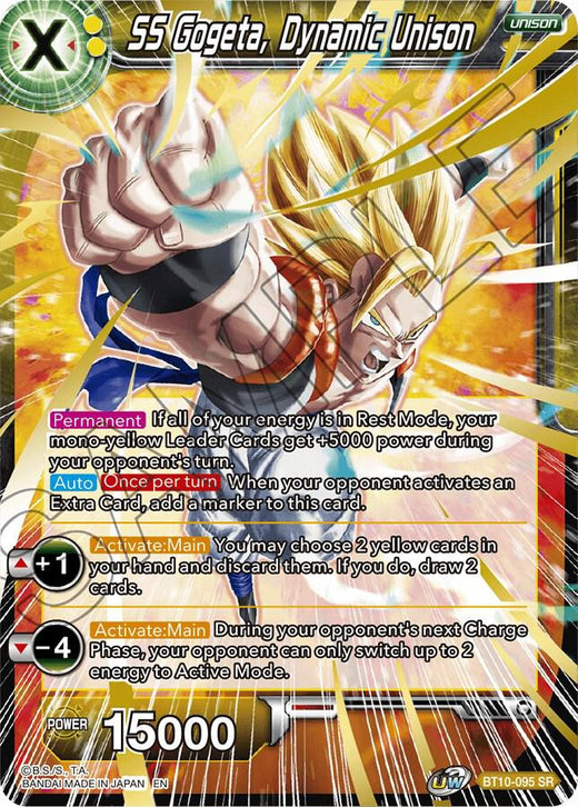 SS Gogeta, Dynamic Unison BT10-095 Super Rare
