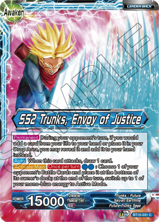 Trunks // SS2 Trunks, Envoy of Justice BT10-031 Common