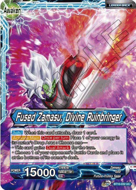 Fused Zamasu // Fused Zamasu, Divine Ruinbringer BT10-032 Uncommon
