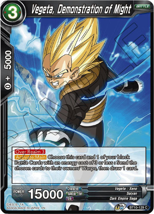 Vegeta, Demonstration of Might BT10-129 Common