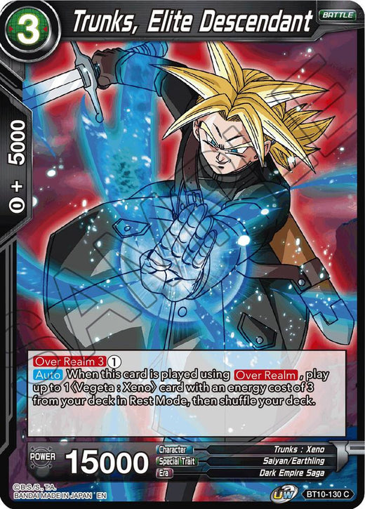 Trunks, Elite Descendant BT10-130 Common