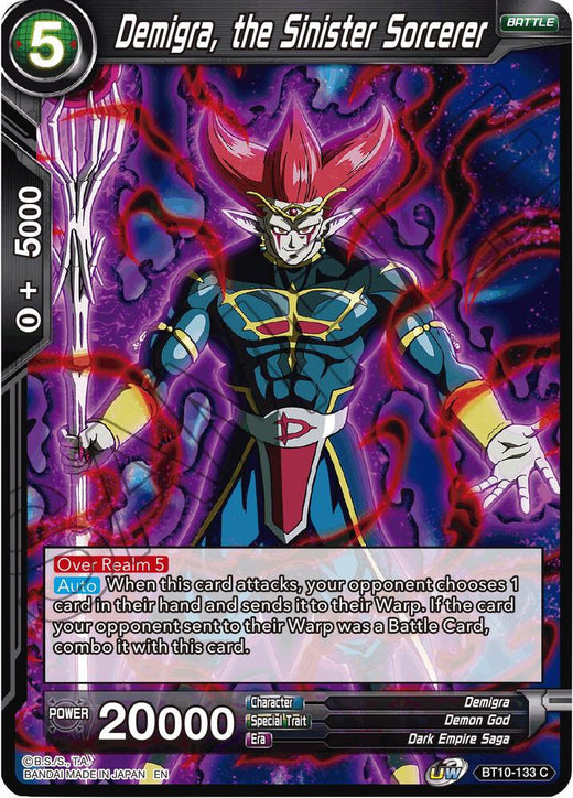 Demigra, the Sinister Sorcerer BT10-133 Common