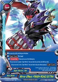 Mirror Effect: FINISH ROAD EXTRA | Buddy Again Vol.2 ~Super Buddy War EX~ | RR | Normal | #S-UB05/0016EN