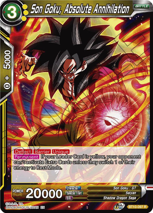 Son Goku, Absolute Annihilation BT10-097 Rare
