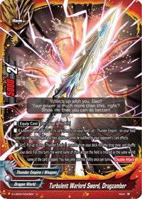 Turbulent Warlord Sword, Dragzamber | Buddy Again Vol.2 ~Super Buddy War EX~ | U | Normal | #S-UB05/0043EN