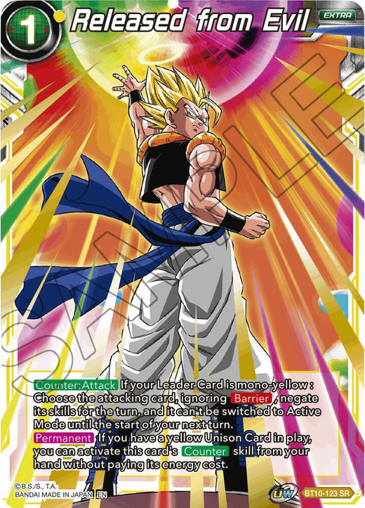 Released from Evil BT10-123 Super Rare