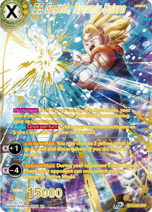 SS Gogeta, Dynamic Unison (SPR) BT10-095 Special Rare