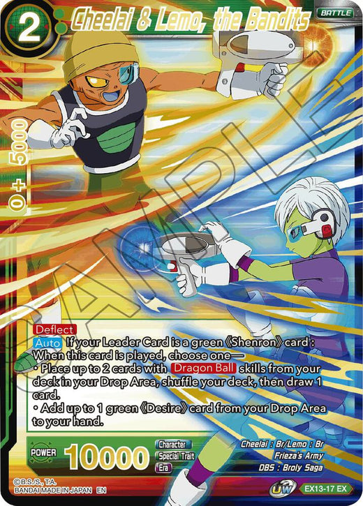 Cheelai & Lemo, the Bandits EX13-17 Expansion Rare