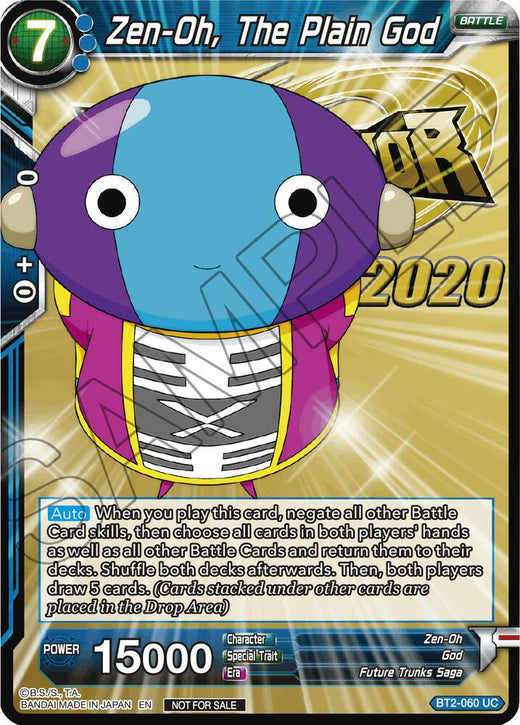 Zen-Oh, The Plain God BT2-060 Promo