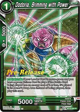 Dodoria, Brimming with Power BT10-082 Rare