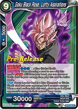Goku Black Rose, Lofty Aspirations BT10-050 Rare