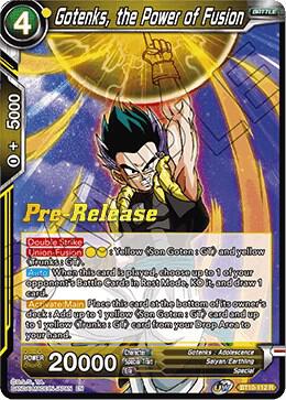 Gotenks, the Power of Fusion BT10-112 Rare