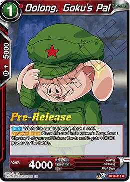 Oolong, Goku's Pal BT10-016 Rare