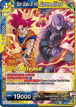 Son Goku & Hit, Supreme Alliance BT10-145 Rare