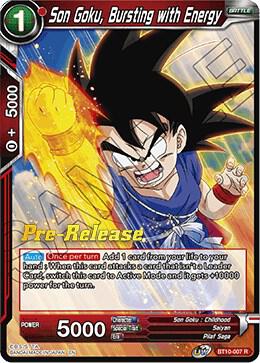 Son Goku, Bursting with Energy BT10-007 Rare