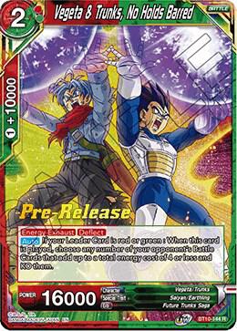 Vegeta & Trunks, No Holds Barred BT10-144 Rare