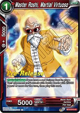Master Roshi, Martial Virtuoso BT10-010 Uncommon