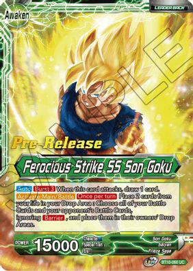 Son Goku // Ferocious Strike SS Son Goku BT10-060 Uncommon