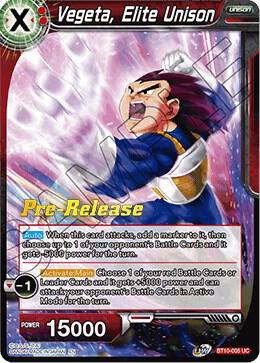 Vegeta, Elite Unison BT10-005 Uncommon