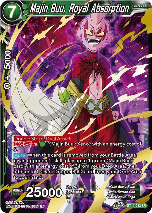Majin Buu, Royal Absorption BT11-083 Super Rare