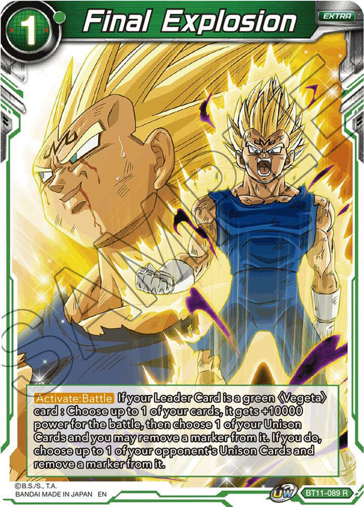 Final Explosion BT11-089 Rare