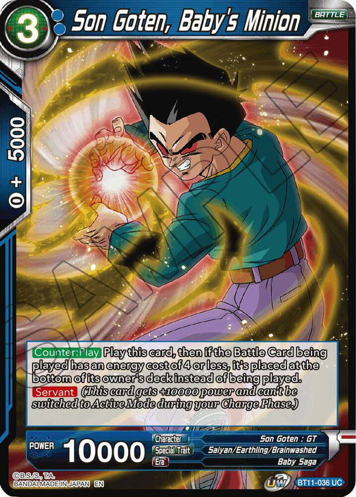 Son Goten, Baby's Minion BT11-036 Uncommon