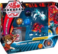 Bakugan Battle Pack 5-Pack - Pyrus Howlkor and Haos Mantonoid