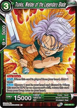 Trunks, Wielder of the Legendary Blade DB3-061 Common